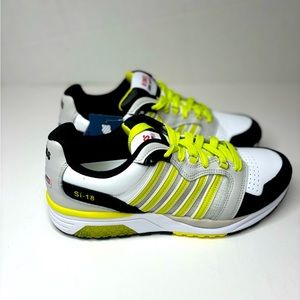 K-Swiss Men 10.5  Si-18 RANNELL White/black/gray/sul Brand new box not included